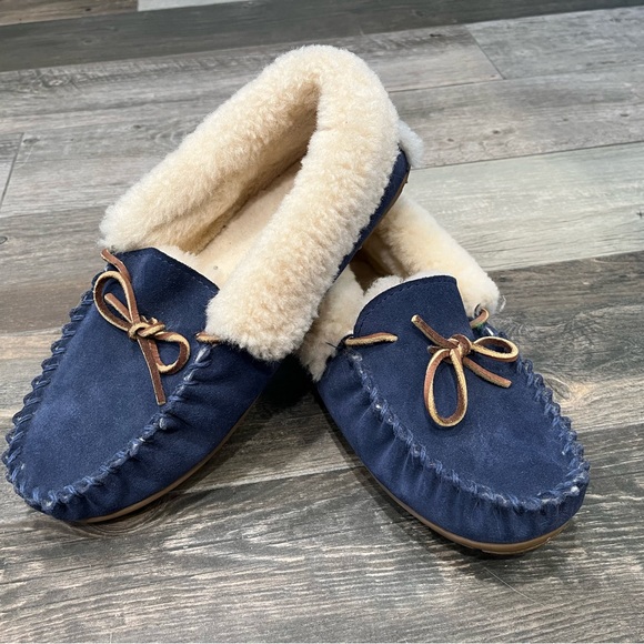 L.L. Bean Shoes Ll Bean Slipper Mocs House Shoes Mens 9 Fur Sherpa